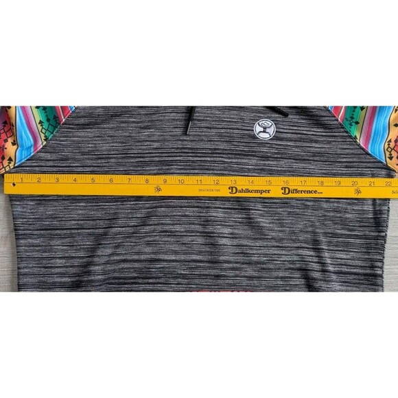 Hooey Women's Hoodie Salado Southwestern Space Dye Long Sleeve Size Large - Picture 8 of 8